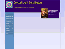 Tablet Screenshot of crystallight.info